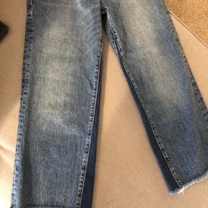 Abercrombie & Fitch crop wide leg ultra high rise